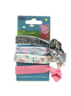 Set 4 elastice de par Peppa Pig