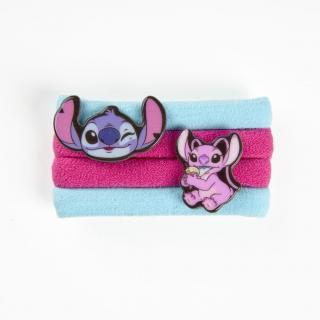 Set 4 elastice pentru par Lilo  Stitch