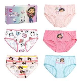 Set 5 perechi chiloti din bumbac Gabby s Dollhouse