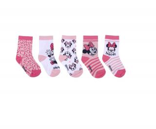 Set 5 perechi sosete in cutie cadou Minnie Mouse