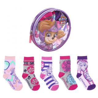 Set 5 perechi sosete Paw Patrol Girls