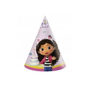 Set 6 coifuri party, Gabby s Dollhouse, 16 cm
