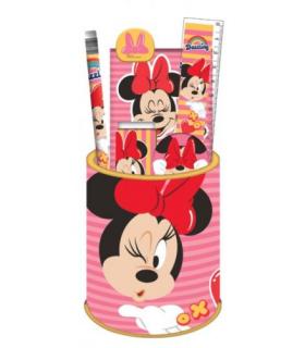 Set 7 rechizite Disney Minnie Wink, metalic, 24.5x14x7 cm