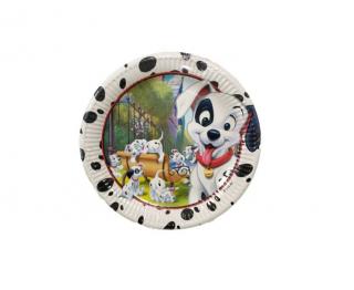 Set 8 farfurii 101 Dalmatieni 23 cm