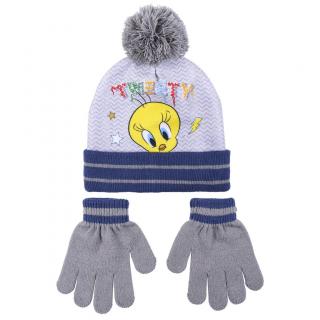 Set Caciula si manusi Looney Tunes Tweety