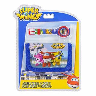 Set ceas si portofel Super Wings