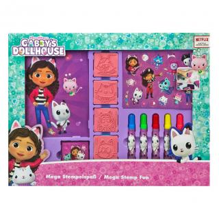 Set creatie cu stampile Gabby s Dollhouse 12 piese