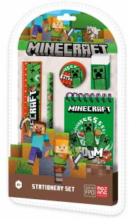 Set de 5 rechizite pentru copii Minecraft