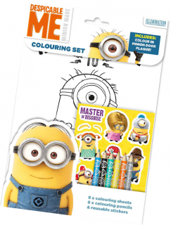 Set de colorat Minions