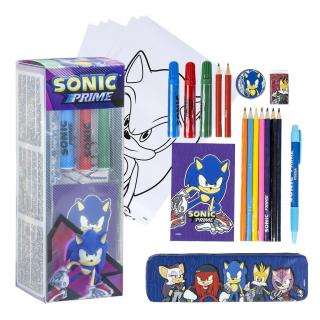 Set de colorat Sonic, 24 piese
