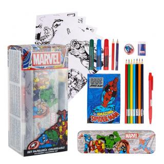 Set de colorat Spiderman Marvel, 24 piese