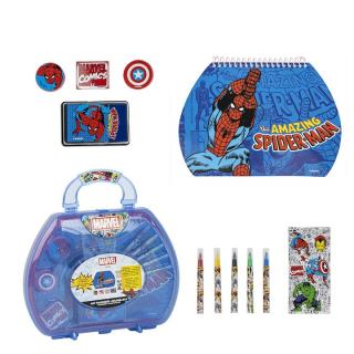 Set de colorat, The Amazing Spider-Man, servieta, 30 file, 10 piese