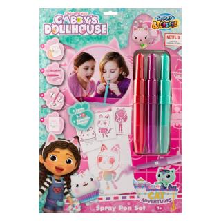 Set de desenat Gabby s Dollhouse  cu markere de suflat