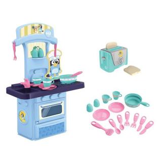 Set de Joaca Bluey Mini Bucatarie si toaster, 17 piese