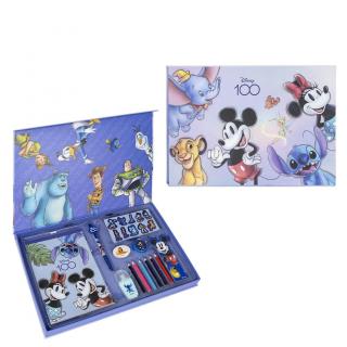 Set de papetarie pentru copii Disney 100, 37,5x25x3 cm