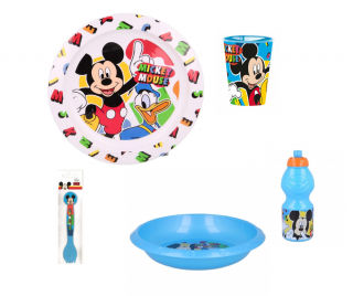 Set masa pentru copii, 5 piese, Mickey Mouse