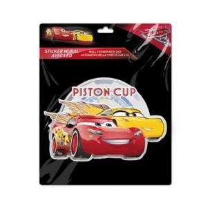 Sticker LED perete Cars 2 masini 20x20 cm