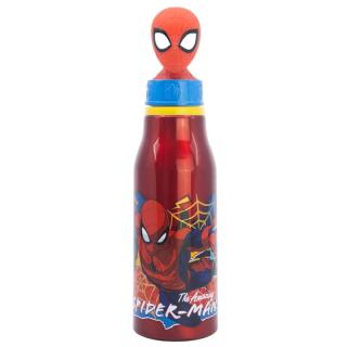 Sticla apa aluminiu, Spiderman Moving Target figurina, 690 ml
