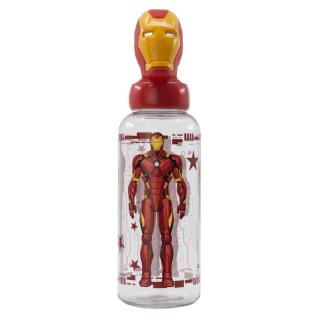 Sticla apa copii Avengers Iron Man figurina, Plastic, 560 ml