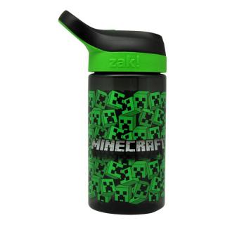 Sticla apa copii forma Minecraft, Plastic, 473 ml