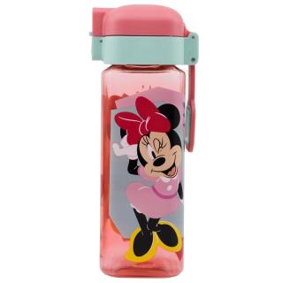 Sticla apa copii forma patrata cu siguranta, Minnie Mouse Disney, 550 ml