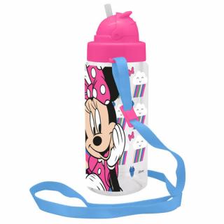 Sticla apa din tritan cu snur, Minnie Mouse Rainbow 500ml