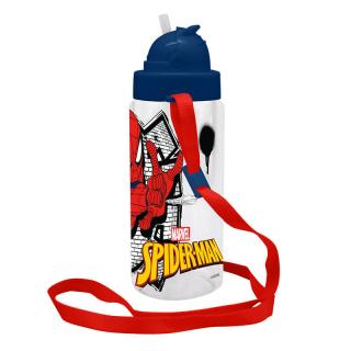 Sticla apa din tritan cu snur, Spiderman 500ml