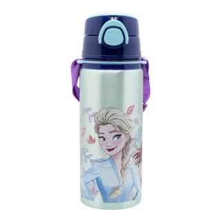 Sticla apa pop up aluminiu, Frozen Snowy Tale, 730ml