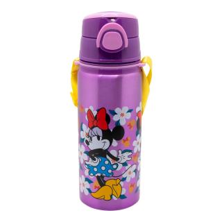 Sticla apa pop up aluminiu, Minnie Sunshine, 730ml