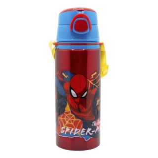 Sticla apa pop up aluminiu, Spiderman Moving Target, 730ml