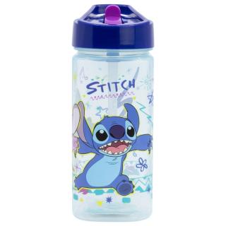 Sticla plastic pentru apa, dreptunghiulara Lilo  Stitch 510ml