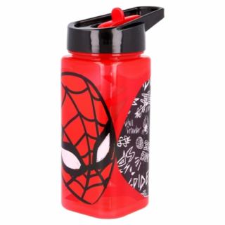 Sticla plastic pentru apa,dreptunghiulara, Spiderman Urban Web 530ml