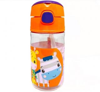 Sticla plastic pentru apa,sport, Fisher-Price Zebra 350 ml