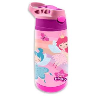 Sticla termos din inox, fara BPA, 400 ml, Fairy Princess