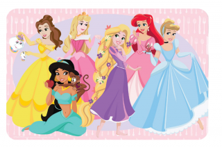 Suport farfurie pentru servit masa Disney Printesele Disney, 43x28 cm