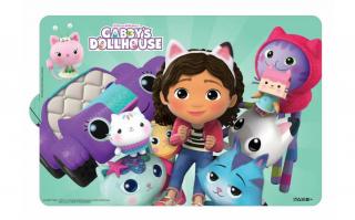 Suport farfurie pentru servit masa Gabby s Dollhouse Cats Adventures