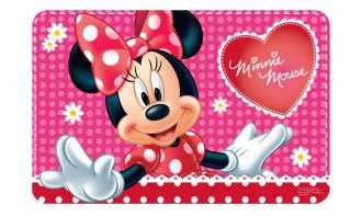 Suport farfurie pentru servit masa Minnie Mouse Flowers, 43x28 cm