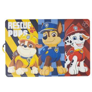 Suport farfurie pentru servit masa Paw Patrol Boy Rescue Pups, 43x28 cm