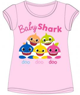 Tricou bumbac maneca scurta Baby Shark Family