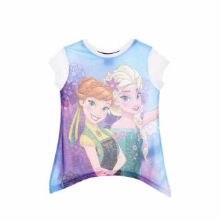 Tricou maneca scurta alba Frozen, 8 ani