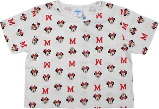 Tricou maneca scurta bumbac, pentru fete Minnie Mouse