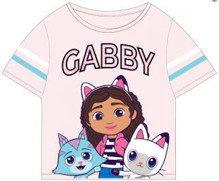 Tricou maneca scurta copii Gabby s Dollhouse and Cats