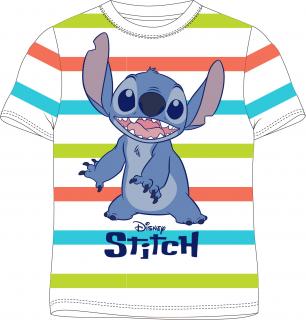 Tricou maneca scurta cu dungi, Lilo  Stitch