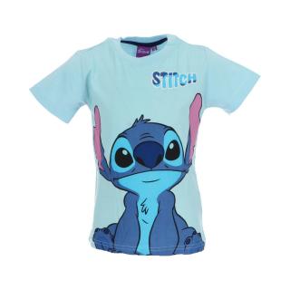 Tricou maneca scurta din bumbac Lilo si Stitch Loving
