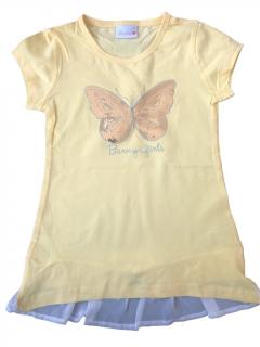 Tricou maneca scurta fluture