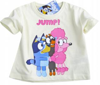 Tricou maneca scurta pentru copii Bluey Jump