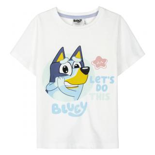 Tricou maneca scurta, pentru copii Bluey Let s Go