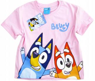 Tricou maneca scurta pentru copii Bluey si Bingo