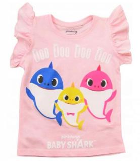 Tricou maneca scurta roz, Baby Shark Doo Doo