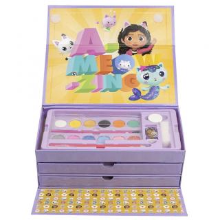 Trusa de colorat valiza Gabby s Dollhouse, 42 piese